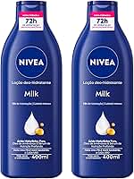 NIVEA Kit Loção Hidratante Milk Pele Seca a Extrasseca 400ml (2 unidades)