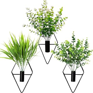 3-Piece Set Wall Plants Decorative Wall Vases Wall Decoration Plants Suitable for O…
