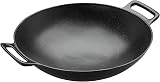 RÖSLE VARIO Wok Wok de hierro fundido esmaltado para freír, cocina asiática, apta para cocinas y barbacoas - 1