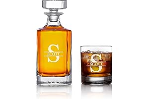 Exceptional Whiskey Decanter Set for Men, Personalized with Sophisticated Elegance