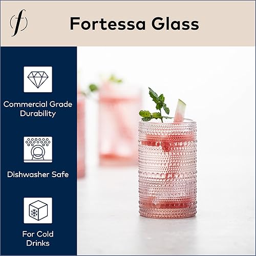 Vista 3 de D&V By Fortessa Jupiter - Vaso para bebidas heladas, 385 ml, juego de 6