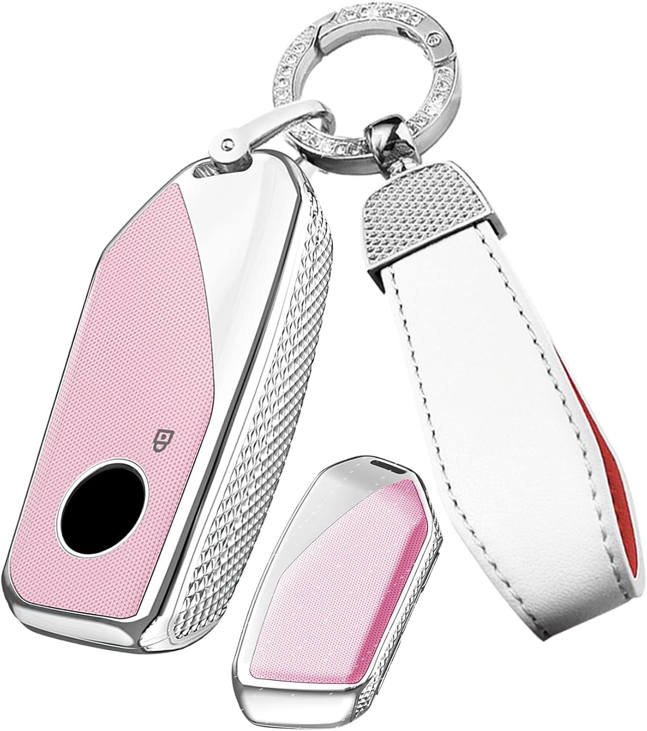 SANRILY PC Plating Smart Key Fob Cover Compatible with BMW X5 X6 X2 i5 ...