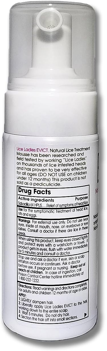 Buy Lice Ladies Evict All Natural Non Toxic Fast Acting Lice Treatment Mousse Homeopathic Formula 1 4 Oz Foam Applicator Online In Nigeria B01h0dq1zc