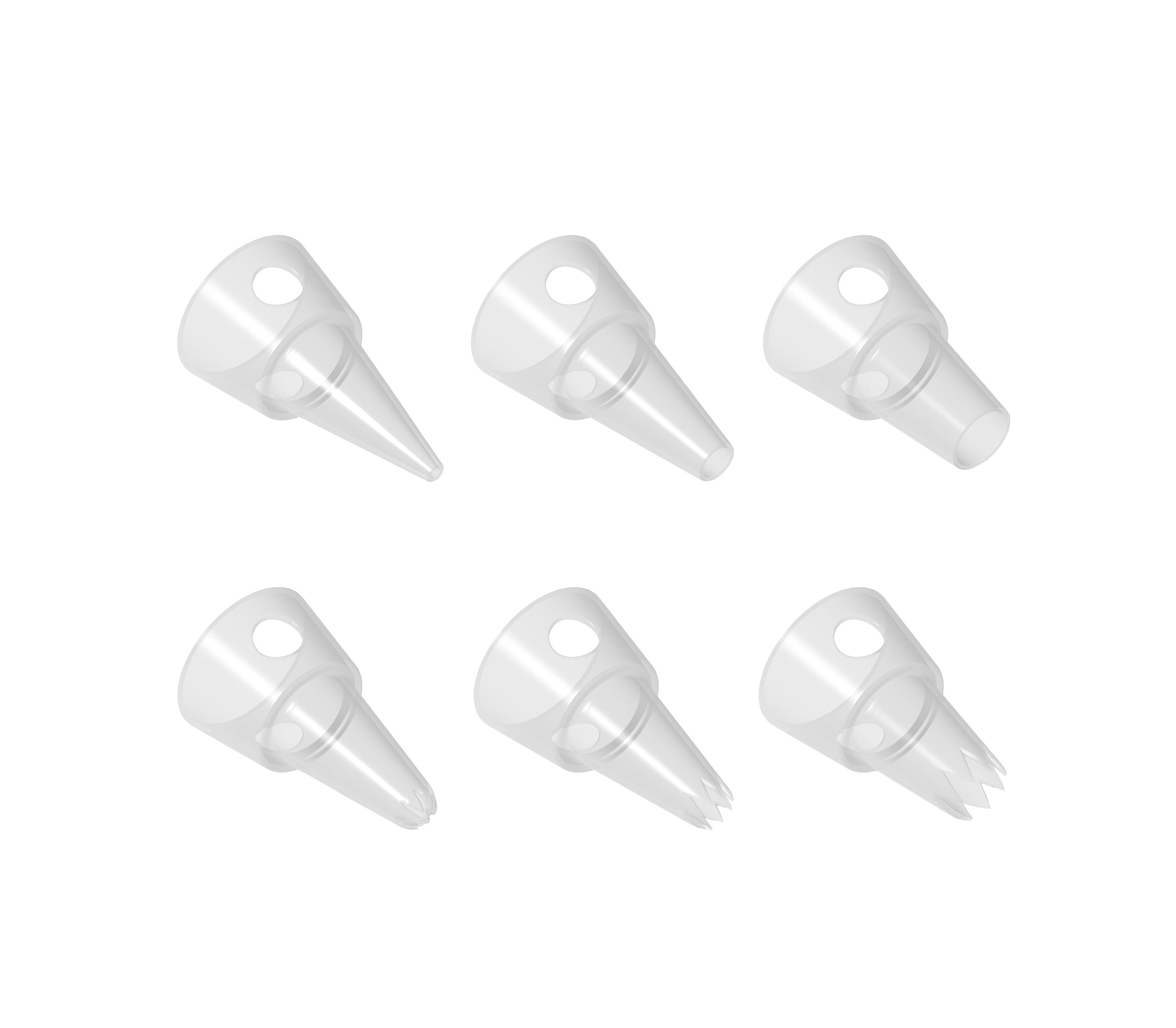 Lékué - Decomax - Poche à douille en silicone avec 6 embouts, marron