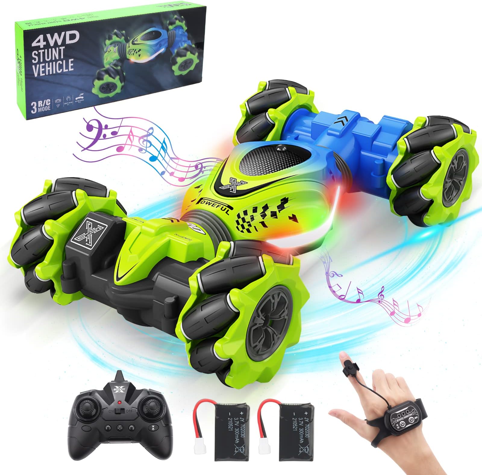 PristarChildren's Remote Control Car Off-Road 4x4 Remote Controlled Car with Hand, 2.4GHz RC Drift Car Radio Controlled, Remote Control Car 4 5 6 7 8 9 10 Years Old