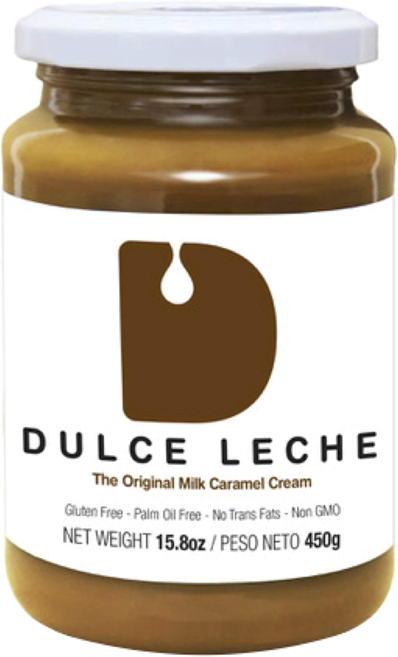 Dulce Leche - the Original Caramel Cream Spread - Gluten-Free - no Palm Oil, no Trans Fats - the Whole Family Will Love it - Only 70 Calories Per Serving (15.8 ounce Jar)