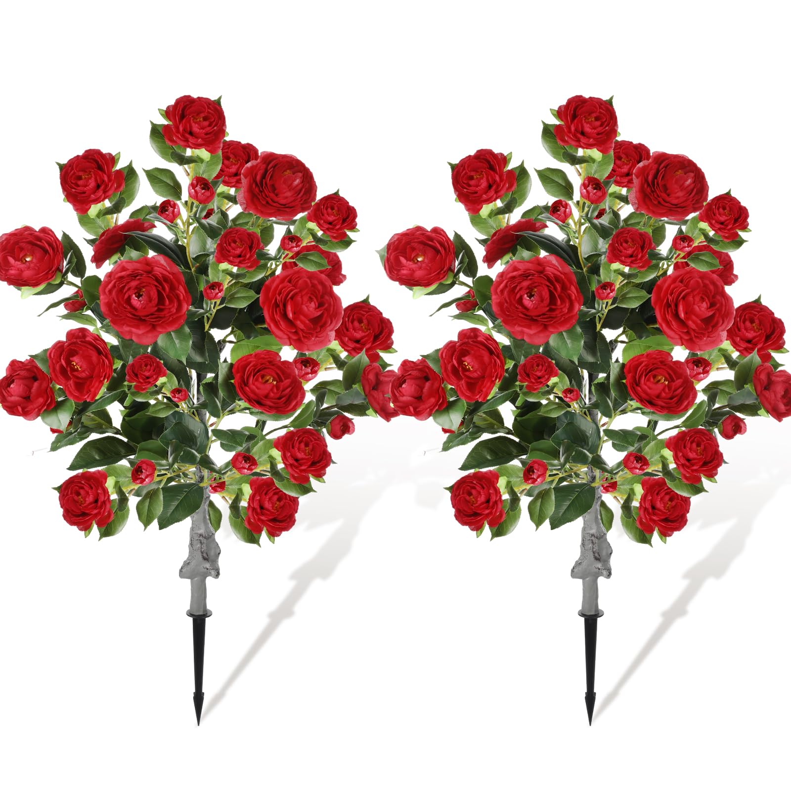 Lunmon Artificial Camellia 2 Pack