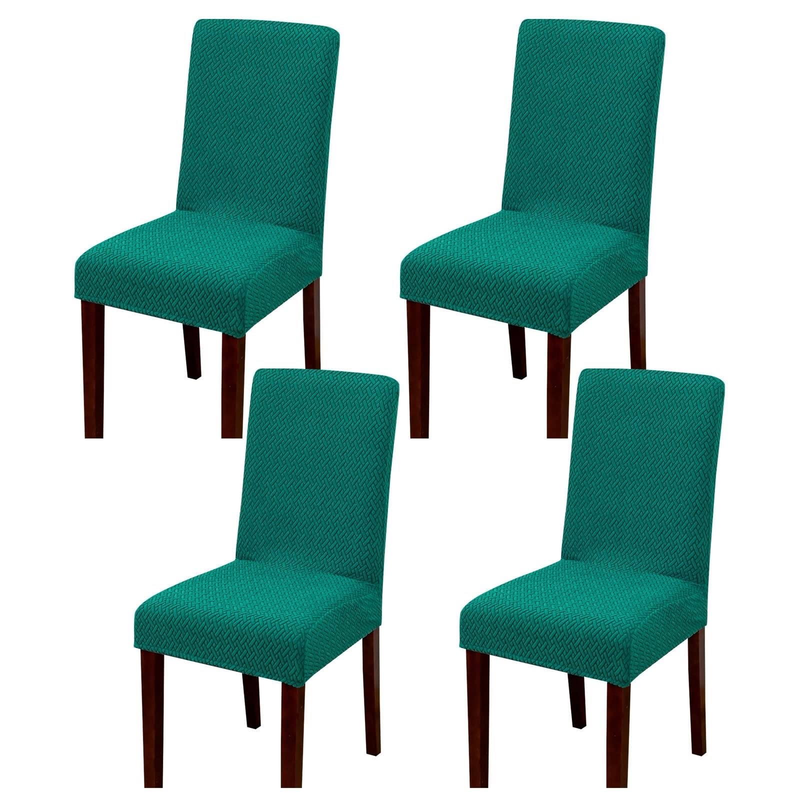 Housses de chaises de salle manger KnSam couleur vert foncé pour vos repas de fête
