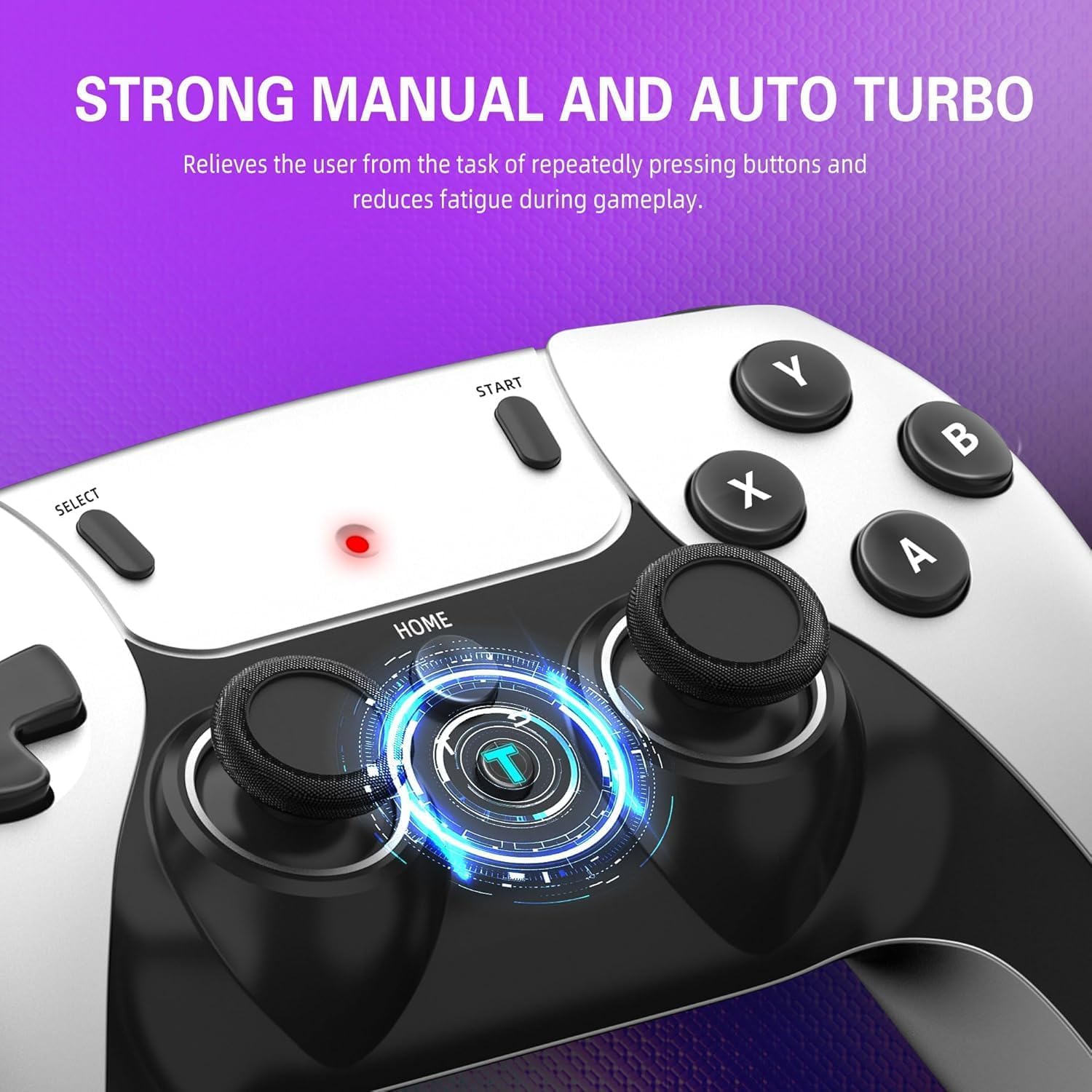VIMZEE PREMIUM 2025 Wireless TV Game Console Stick 4K,with Built-in 9+ Emulators,21,000+ Games,4k Hdmi Output & 2.4GHz Wireless Controller,Nostalgic Gaming I Retro Game I(for All Kids Edition),White - Image 6 thumbnail