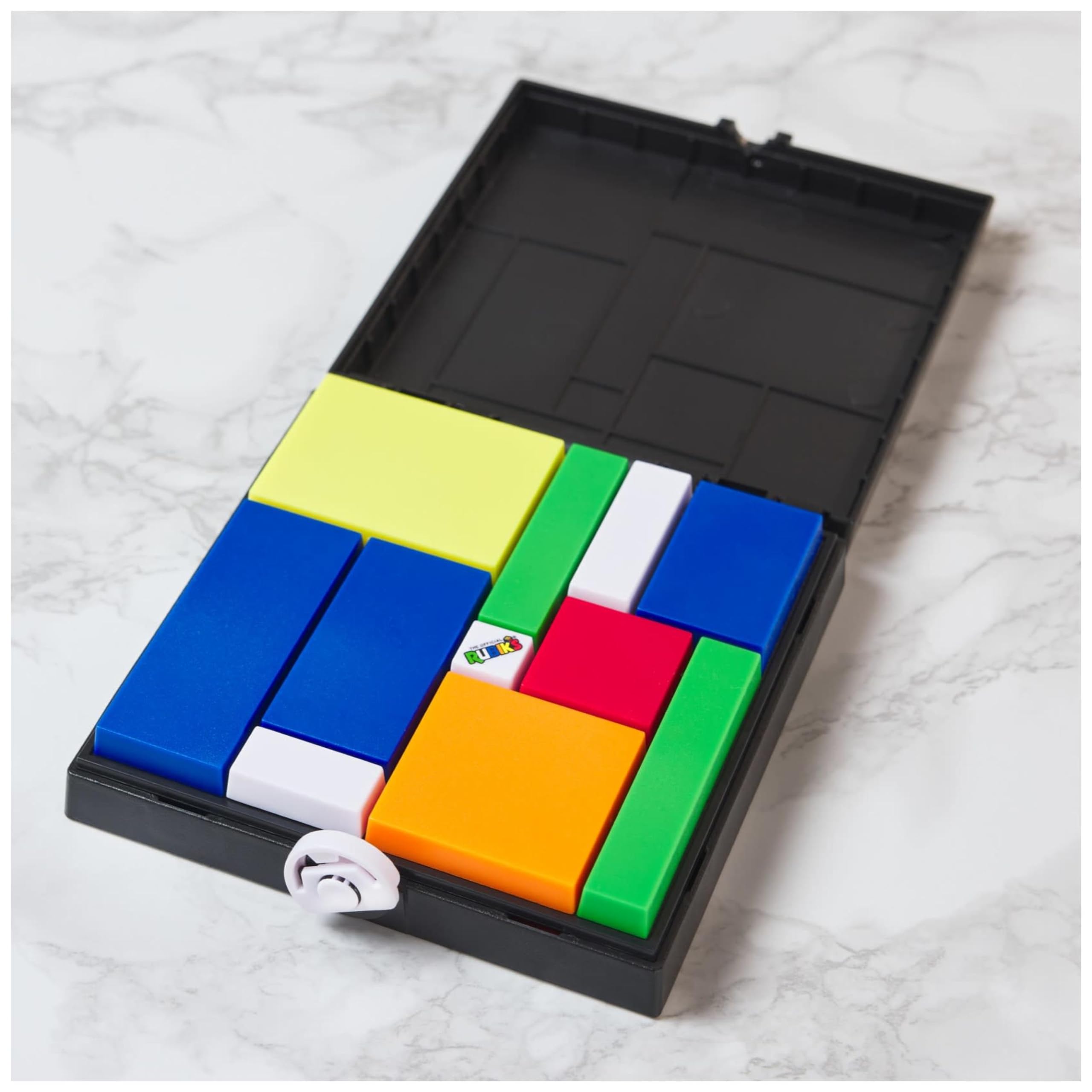 Gioco Rubik's Cube Gridlock, gioco di risoluzione di problemi ispirato al classico giocattolo tattile e rompicapo, per adulti e bambini dai 7 anni in su
