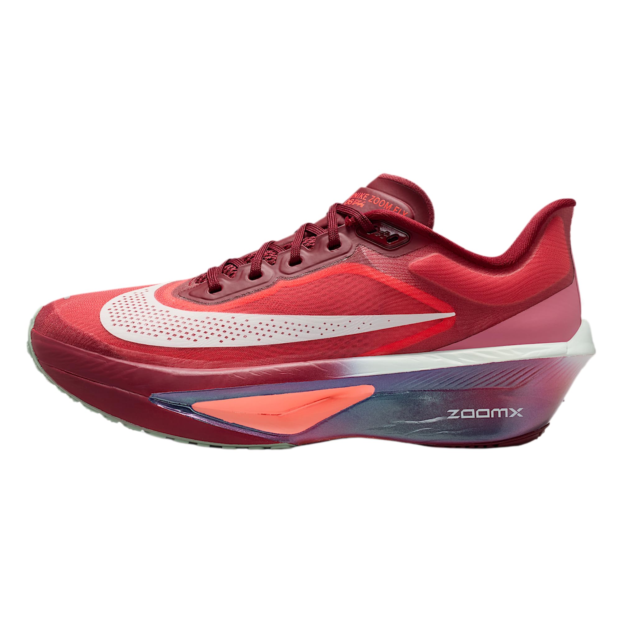 Zoom Fly 6 SE Women's Road Racing Shoes (Team Red/Bright Crimson/Pierney/Bailey Green)