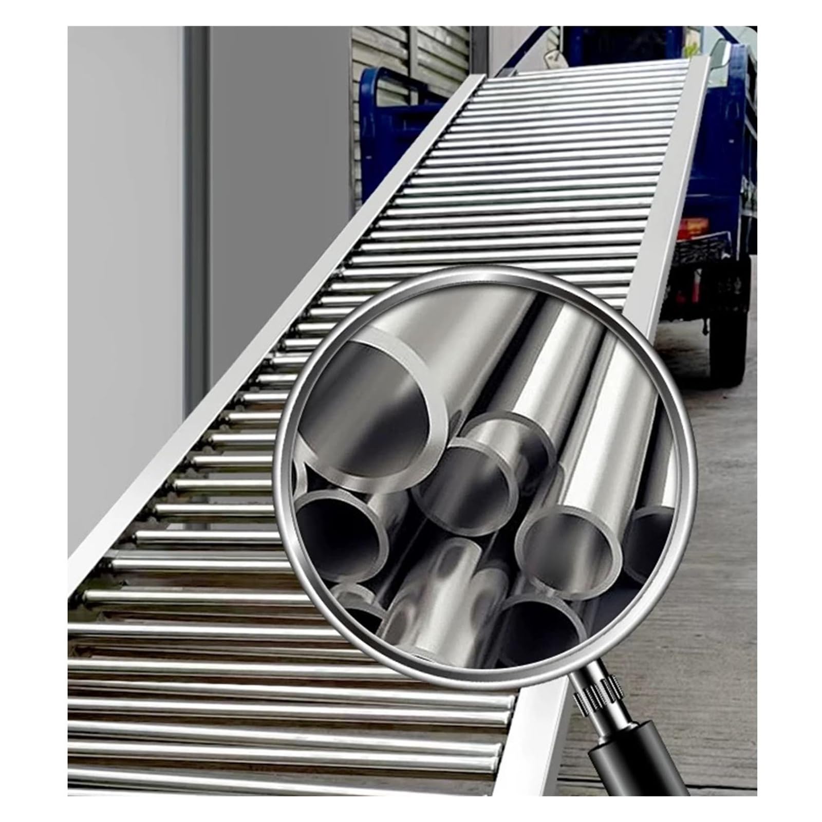 Système de rouleaux industriels pliables 1m pour convoyeur à gravité portable de magasin