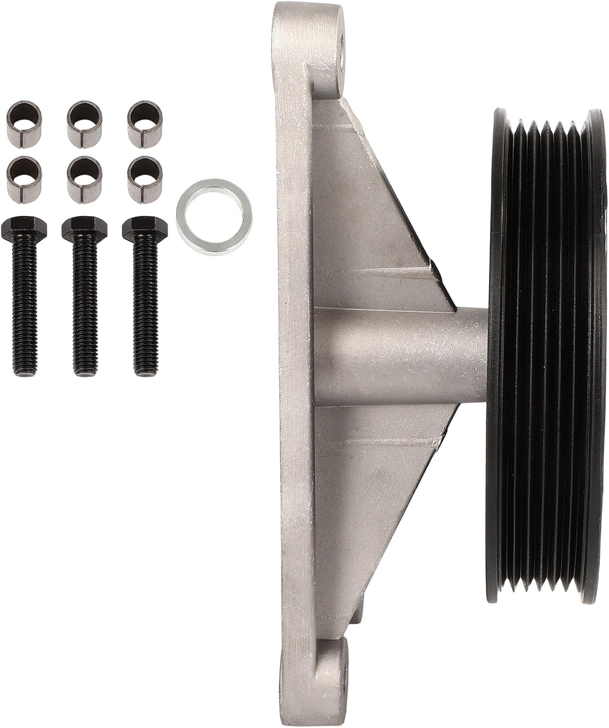 SCITOO 34163 AC Compressor Bypass Pulley Fit for 1986-1987 for Ford for Aerostar,1982-1987 for Ford for Bronco,1984-1990 for Ford for Bronco II,1987-1988 for Ford for Country Squire
