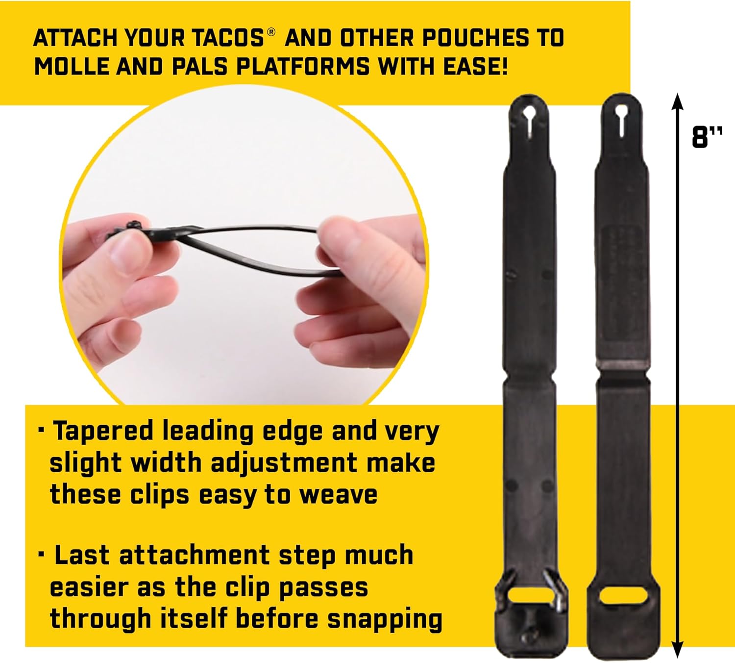 High Speed Gear - Short Clips, Police Gear & Military Gear - Belt, PALS & MOLLE Clips