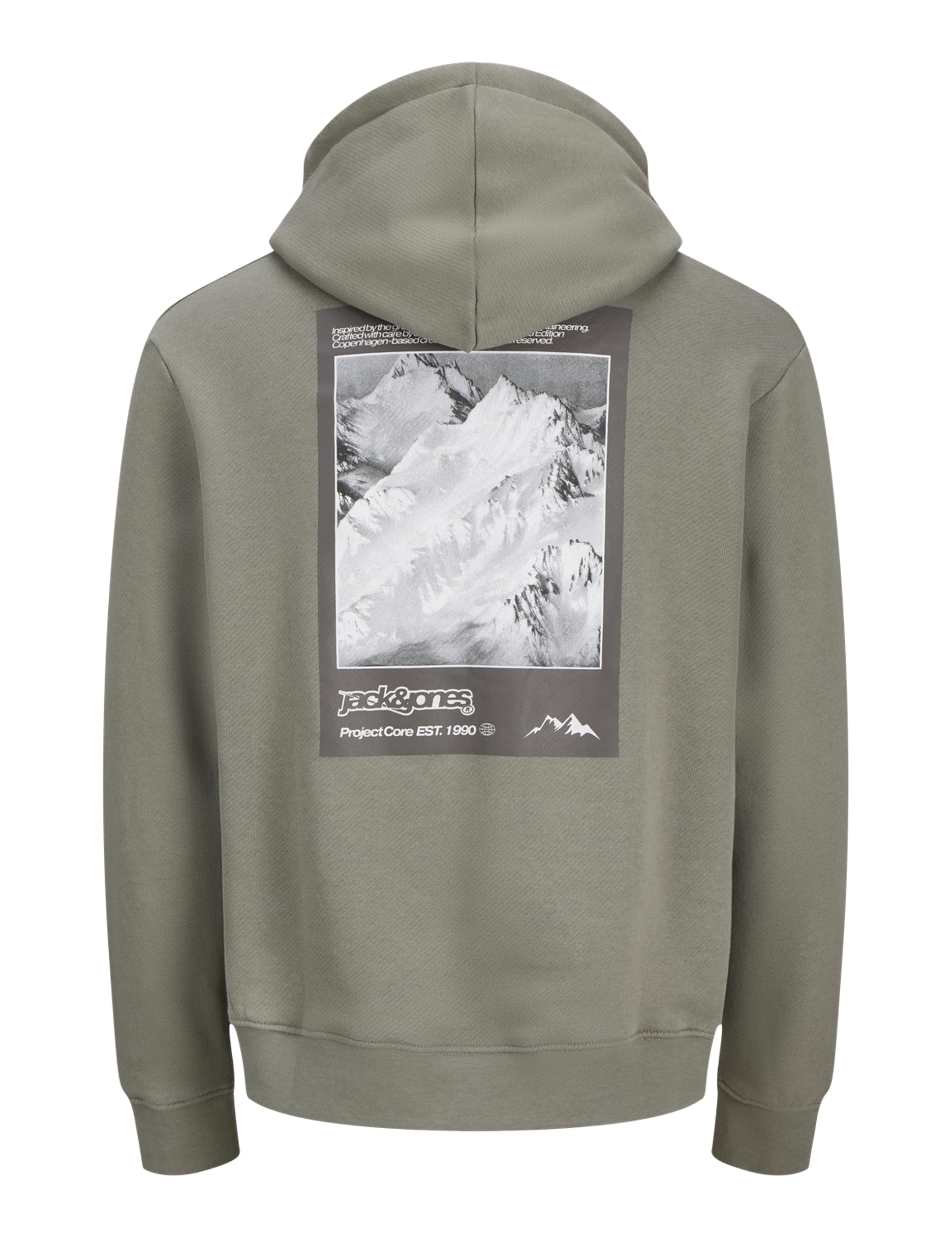JACK & JONES Sweat Hood Jcoflare Back Photo Print-Felpa con Cappuccio Uomo