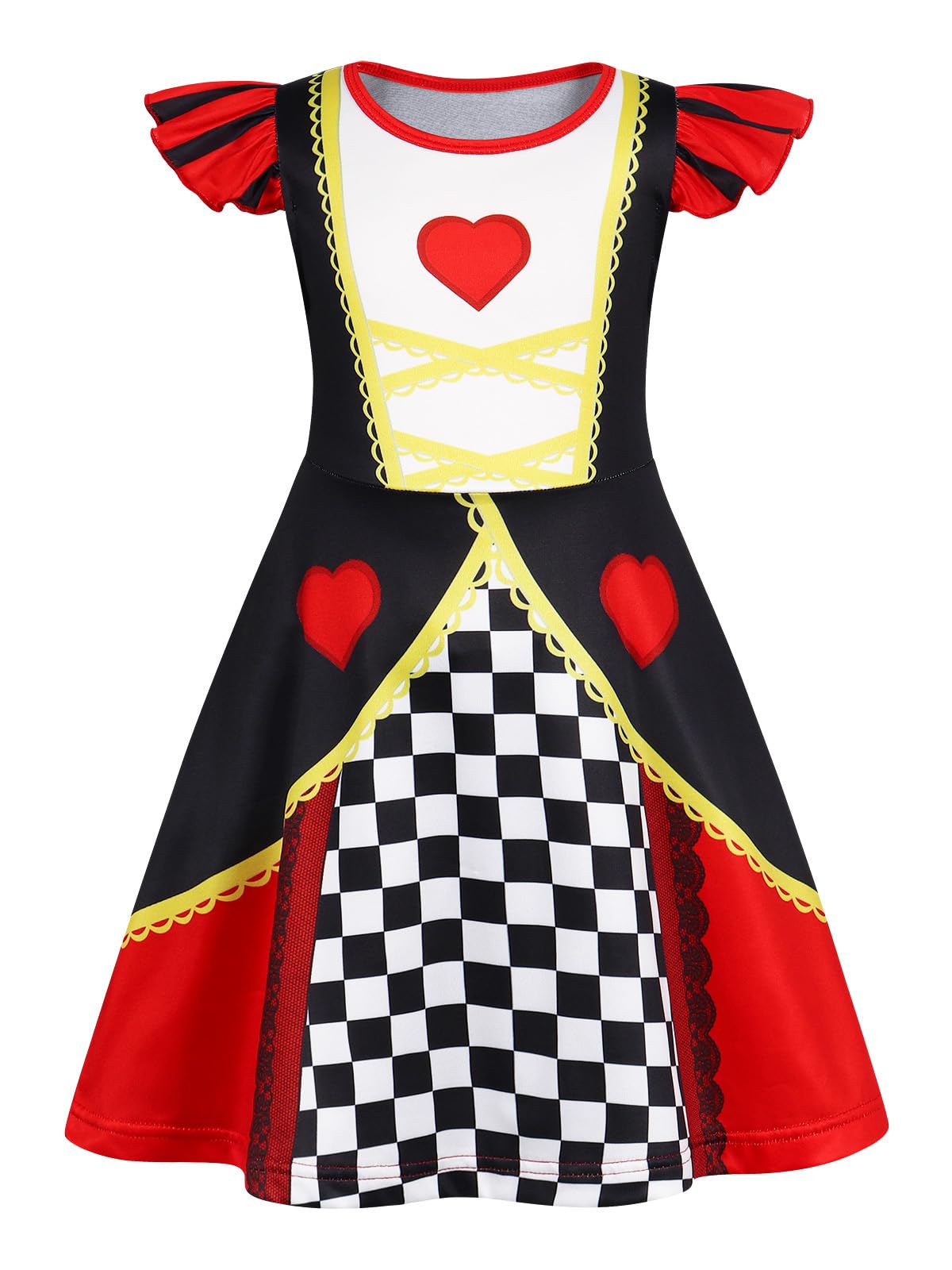 AmzBarley Princess Costume for Girls Halloween Outfit Kids Dress Up Clothes Age 1-10 Years Birthday Party Gifts — view 18