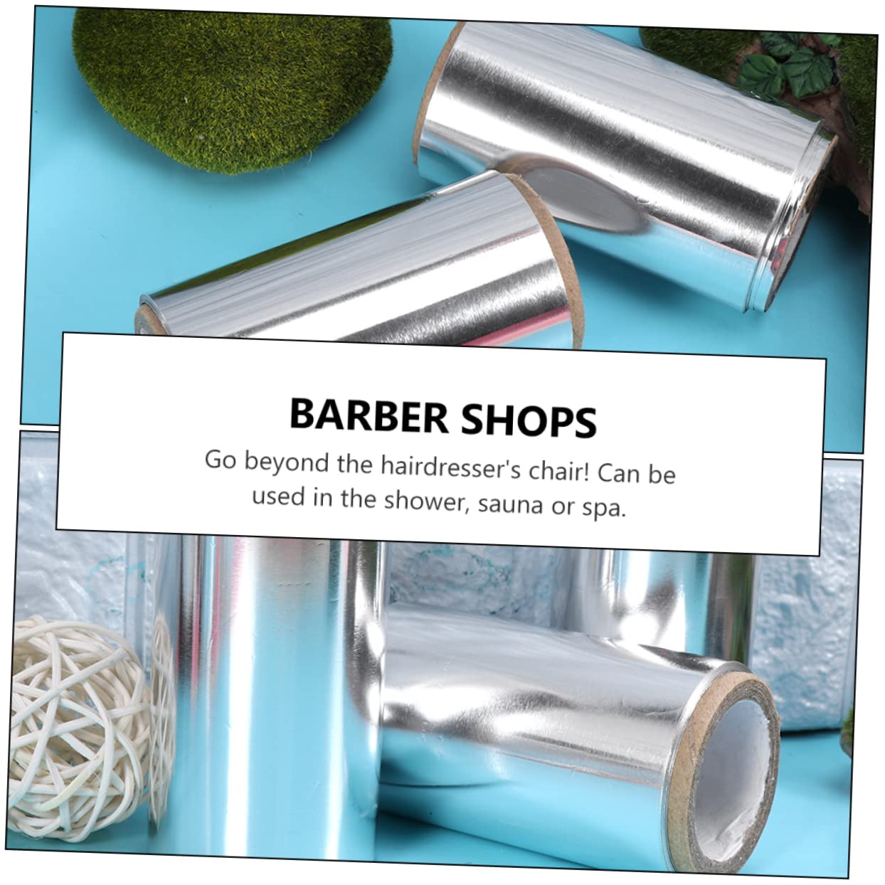 Ipetboom Hairdressing Supplies 3 Rolls Perm Tin Foil for Hair Coloring Professional Tool