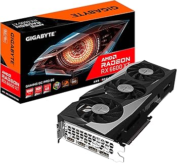 Amazon.com: GIGABYTE Radeon RX 6600 XT Gaming OC PRO 8G Graphics