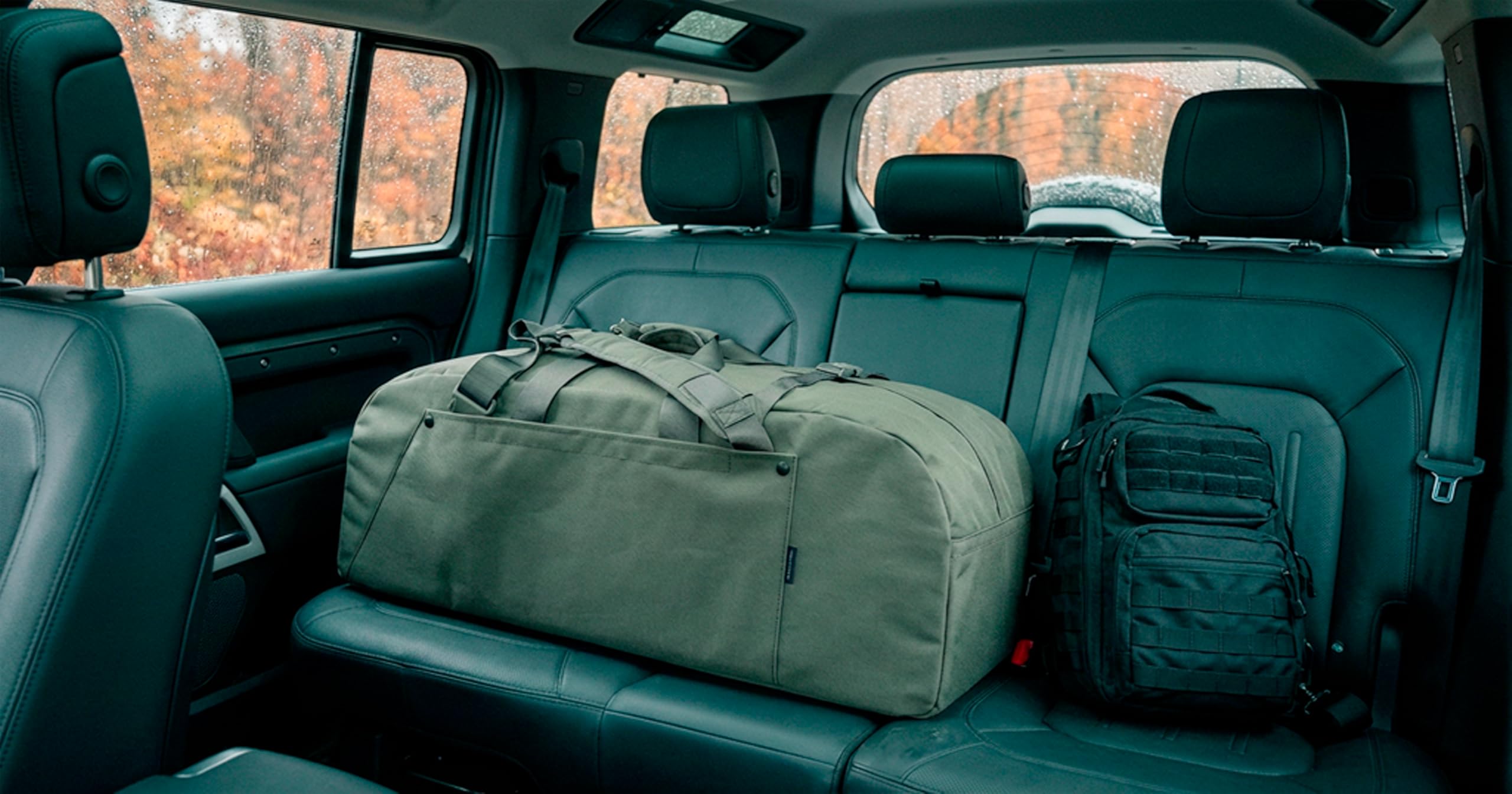 Combat Pilot - Bolsa de lona grande de 85 l, resistente al agua, mochila militar para gimnasio, trabajo y viajes tácticos
