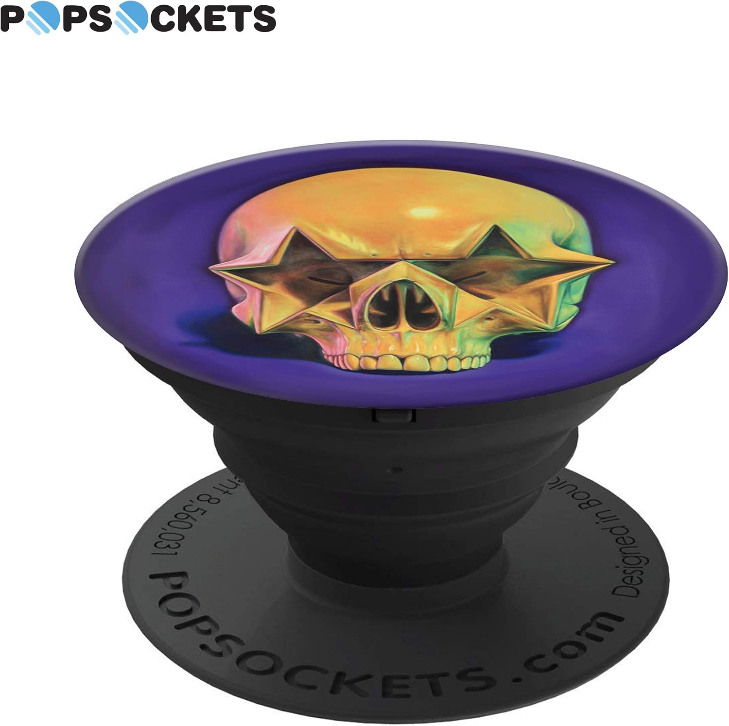 PopSockets: Collapsible Grip & Stand for Phones and Tablets - Star Skull