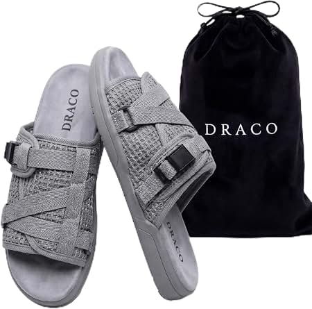 Amazon.com: Draco DracoSlides Reflective Slides for Men and Women