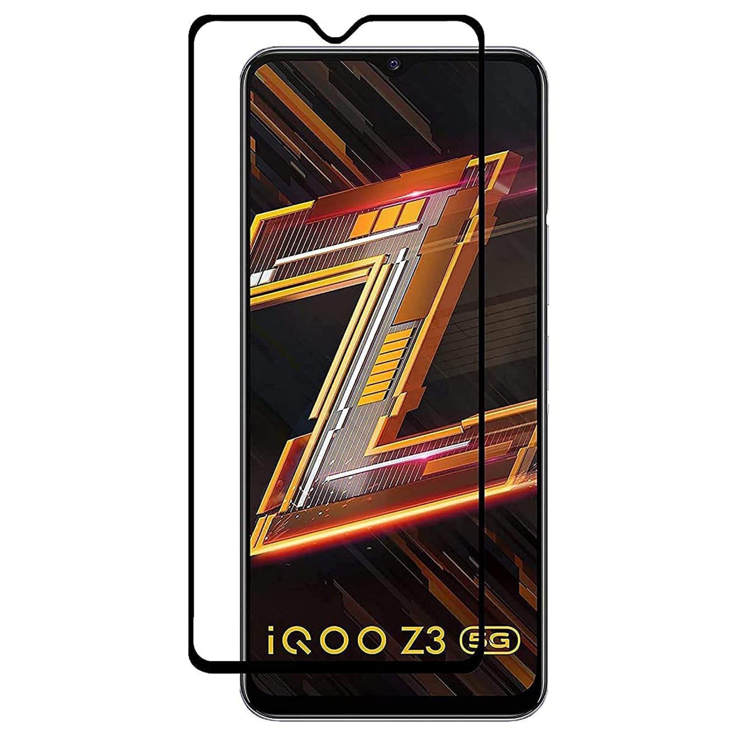 OpenTech® Tempered Glass Screen Protector Compatible with Iqoo Z6 Lite 5G / Iqoo Z6 5G / Iqoo Z3 5G (6.58 Inch) with Edge to Edge Coverage and Easy Installation kit (B09QK24642) Amazon Price History, Amazon Price Tracker
