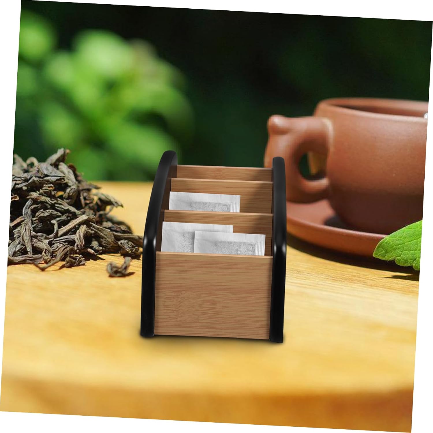 IMIKEYA Tea Bag Sugar Bag Storage Box Napkin Holder for Coffee Bar Organizer Bar Essentials