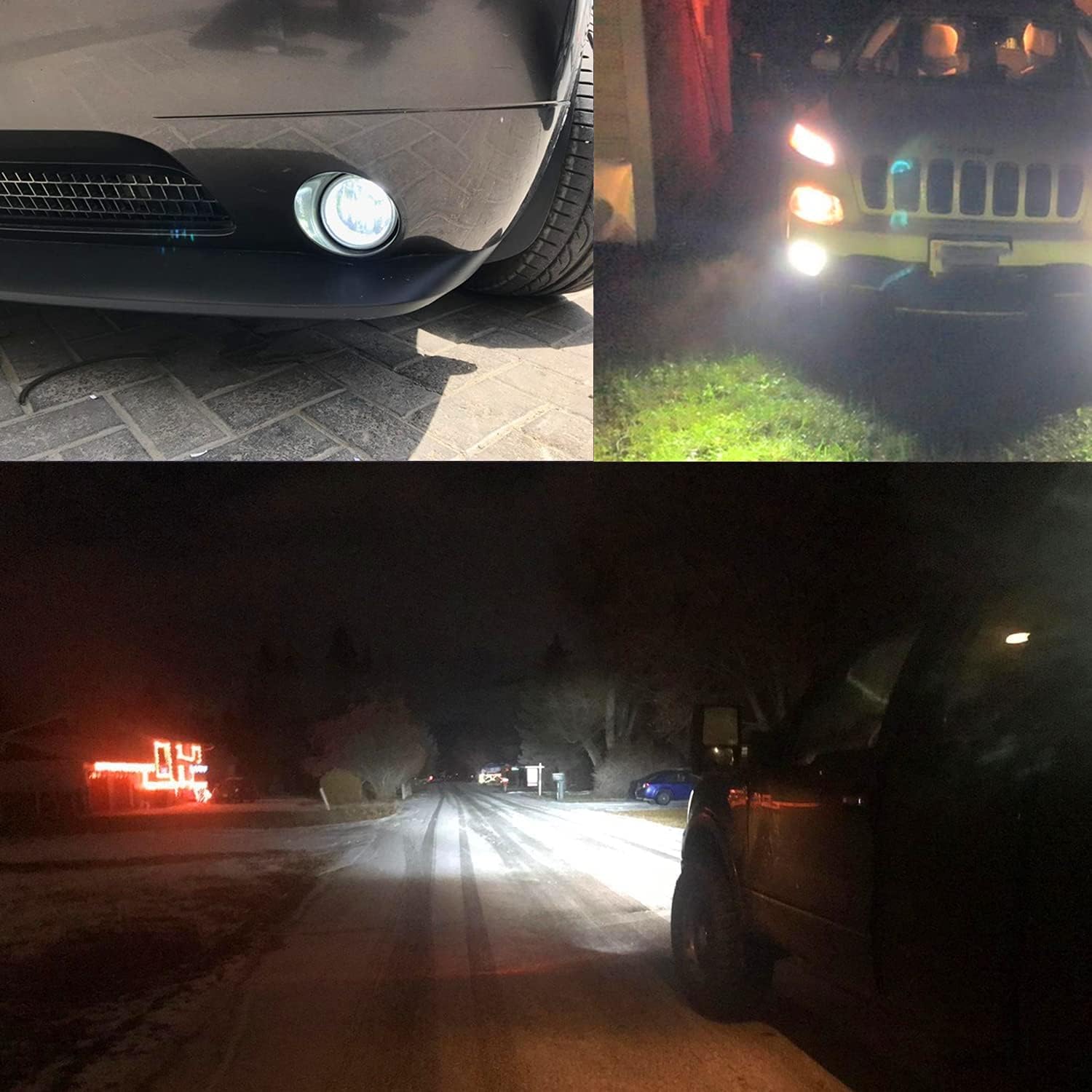 Alla Lighting Bright 12277 P13W LED Daytime Running Lights Bulbs SH23W, 6000K Xenon White DRL or Fog Lamps Replacement 3200 Lumens Upgrade