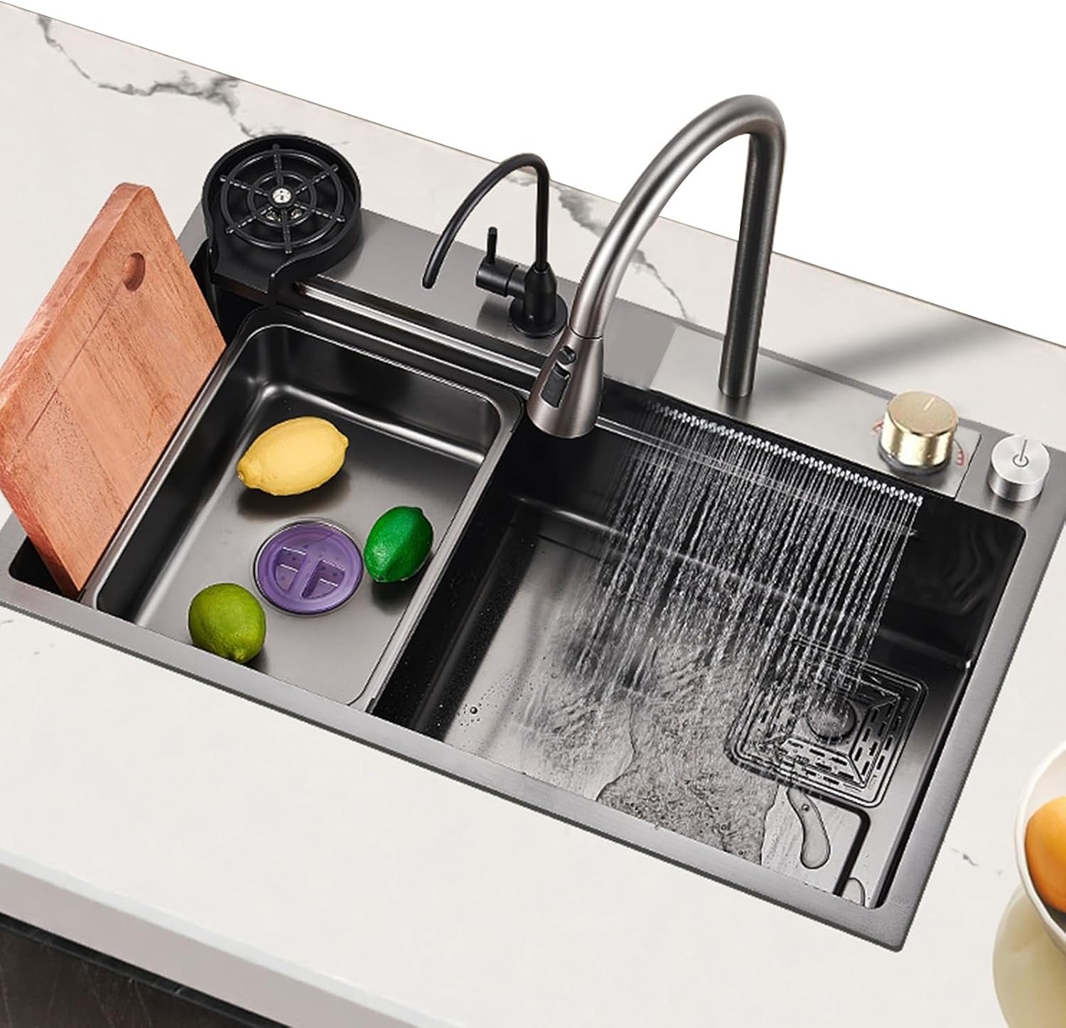 Black Stainless Steel Sink Kitchen Sink Single Bowl Sink Black