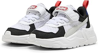 بوما بوت برقبة منخفضة للاطفال الرضع من الجنسين من ترينيتي لايت، لون اسود، مقاس 25