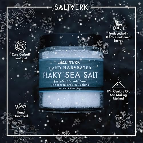 Vista 19 de Saltverk - Sal marina de lava, tarro de 3.17 onzas, cosechada a mano, gourmet, hecha de forma sustentable
