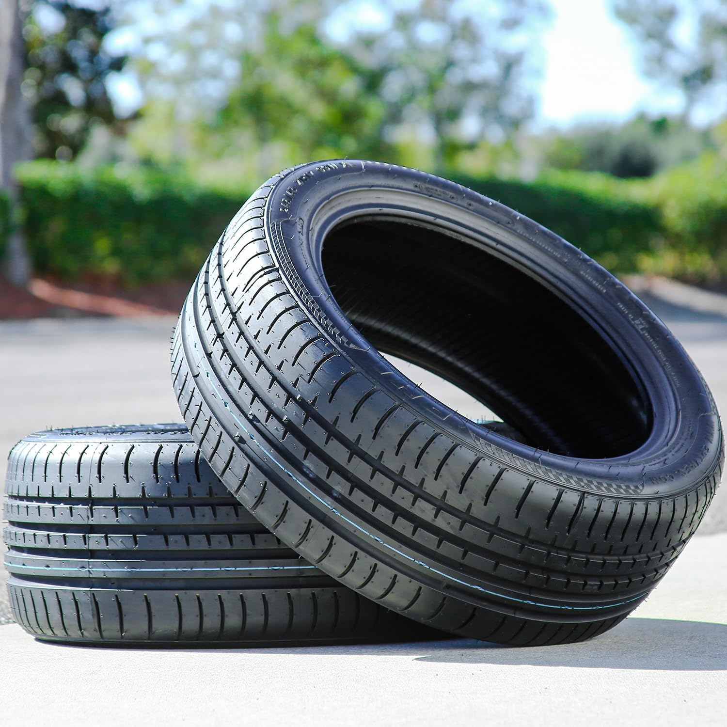 Set of 2 (TWO) Accelera Phi All-Season Passenger Car High Performance Radial Tires-245/45R17 245/45ZR17 245/45/17 245/45-17 99W Load Range XL 4-Ply BSW Black Side Wall UTQG 400AA