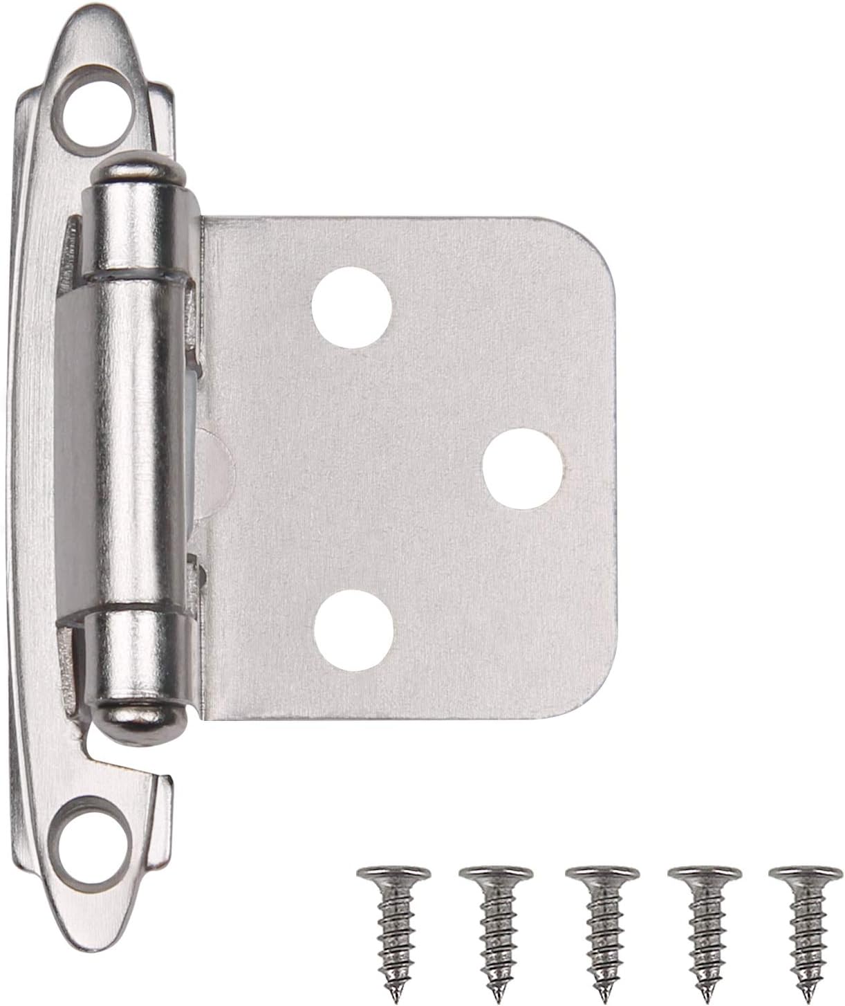 Buy 20 Pack(10 pairs) Brushed Satin Nickel Decorative Self Closing Face