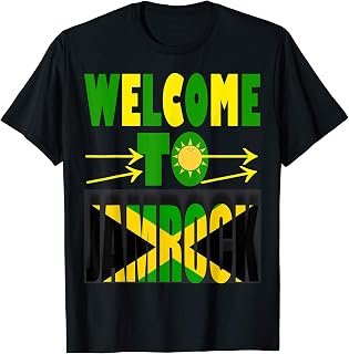 Welcome To Jamrock,Jamaica Flag,Kingston T-Shirt