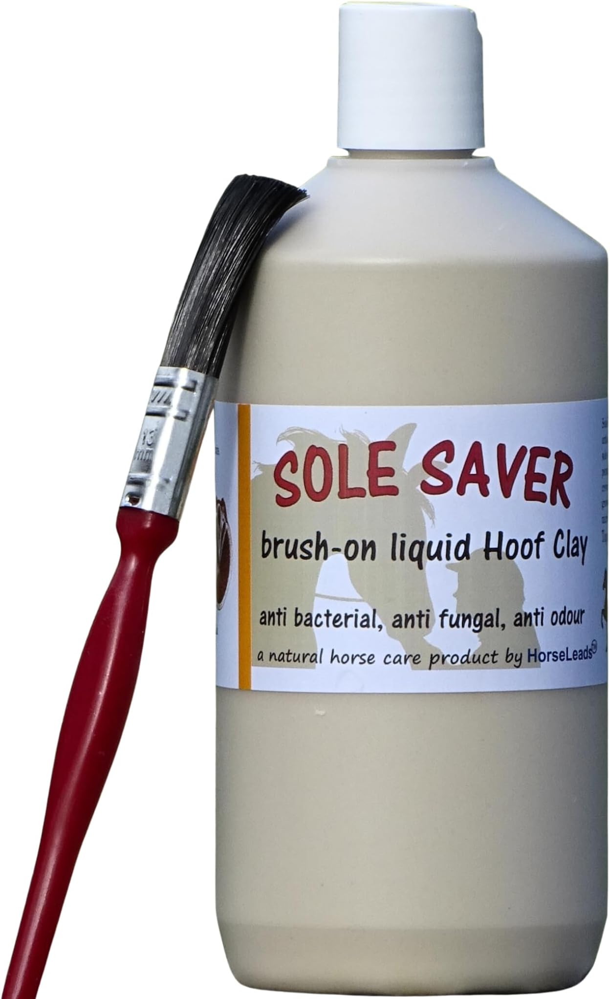 Sole Saver brush-on liquid Hoof Clay by Horse Leads, 1.1 kg