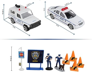 Daron NYPD Gift Pack, 10-Piece, Inches