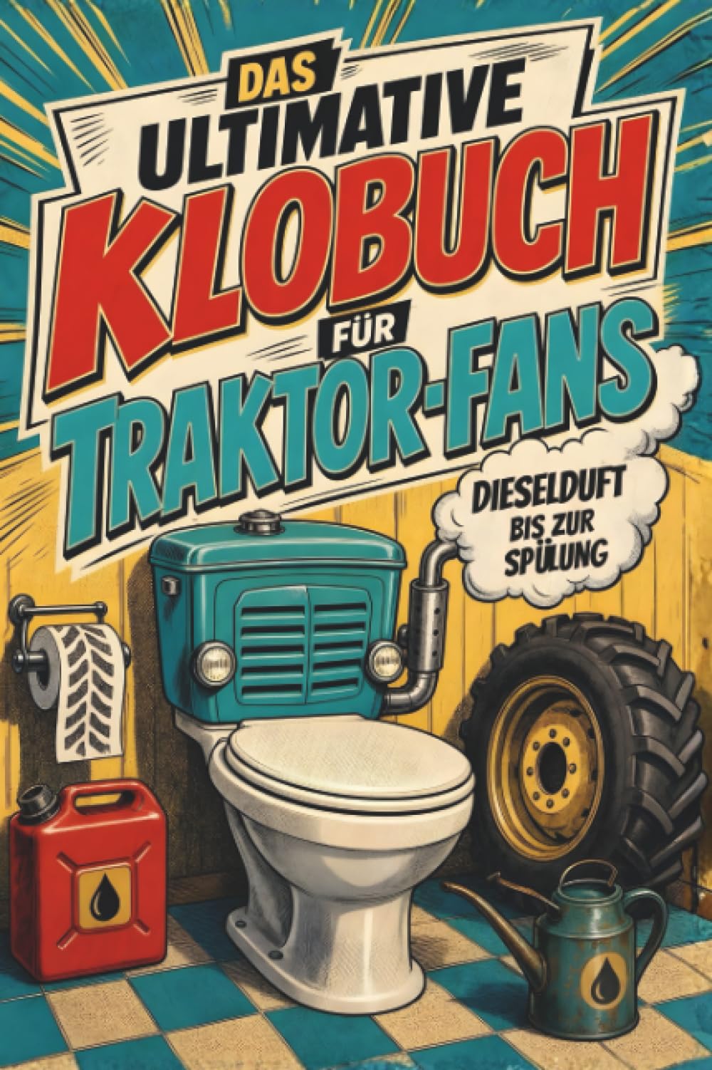 Das ultimative Klobuch für Traktor-Fans: Dieselduft bis zur Spülung. Lustiges Geschenk für Fans von Traktoren, John Deere und Landwirtschaft