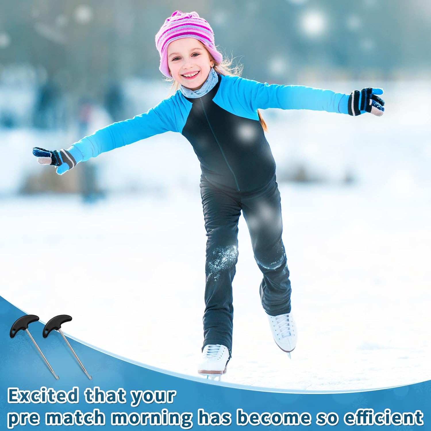 Shoe Lace Tightner Stainless Steel Plastic Hockey Skate Tightener Wire Sports Skate Key Tool Shoe Lace Puller Ice Roller Skate Tool for Ice-Skates Figure-Skates Boots Shoes (2) : Sports & Outdoors