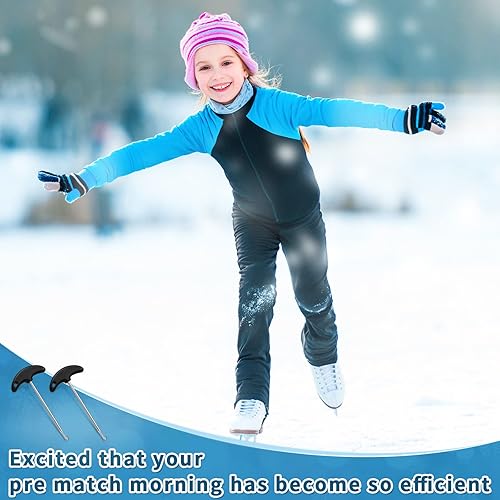 Miniatura 4 de Tensor de encaje para zapatos, acero inoxidable, plástico, para hockey, para patinaje, herramienta de llave de patinaje deportivo, herramienta de