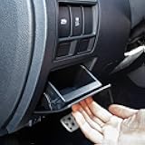 Interior Inner ABS Black Fuse Box Coin Container Storage Dash Tray Compatible with Subaru XV Crosstrek Forester Outback Legacy Impreza WRX STI Ascent (Black)