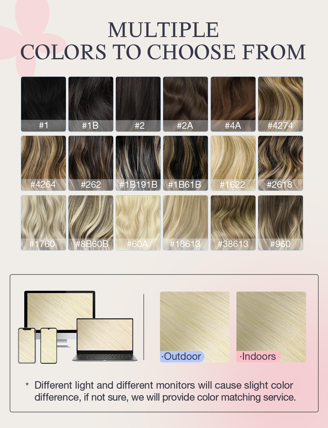 DOORES Tape in Balayage Natural Black to Light Blonde 20 Inch 20pcs 50g Human Hair Extensions Tape in Straight Real Natural — view 46