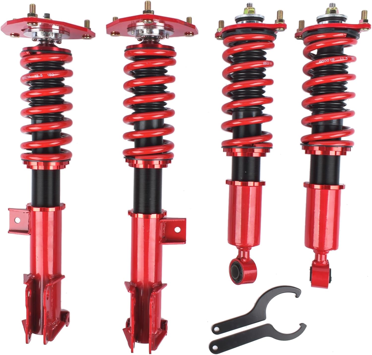 GELUOXI Coilovers Suspension Kits Adjustable Height Replacement for Mitsubishi Eclipse (3rd-Gen) D53A/D52A 2001-2005