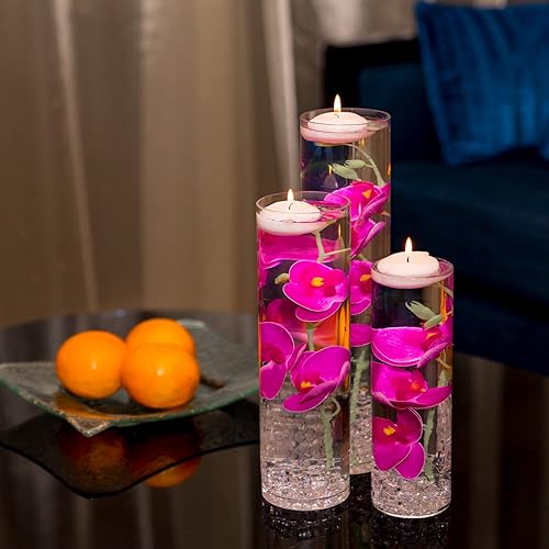 Miniatura 6 de Phalaenopsis artificial con velas de encaje de diamante casi natural orquídea para boda, fiesta, hogar, bar, restaurante, festival, decoración,