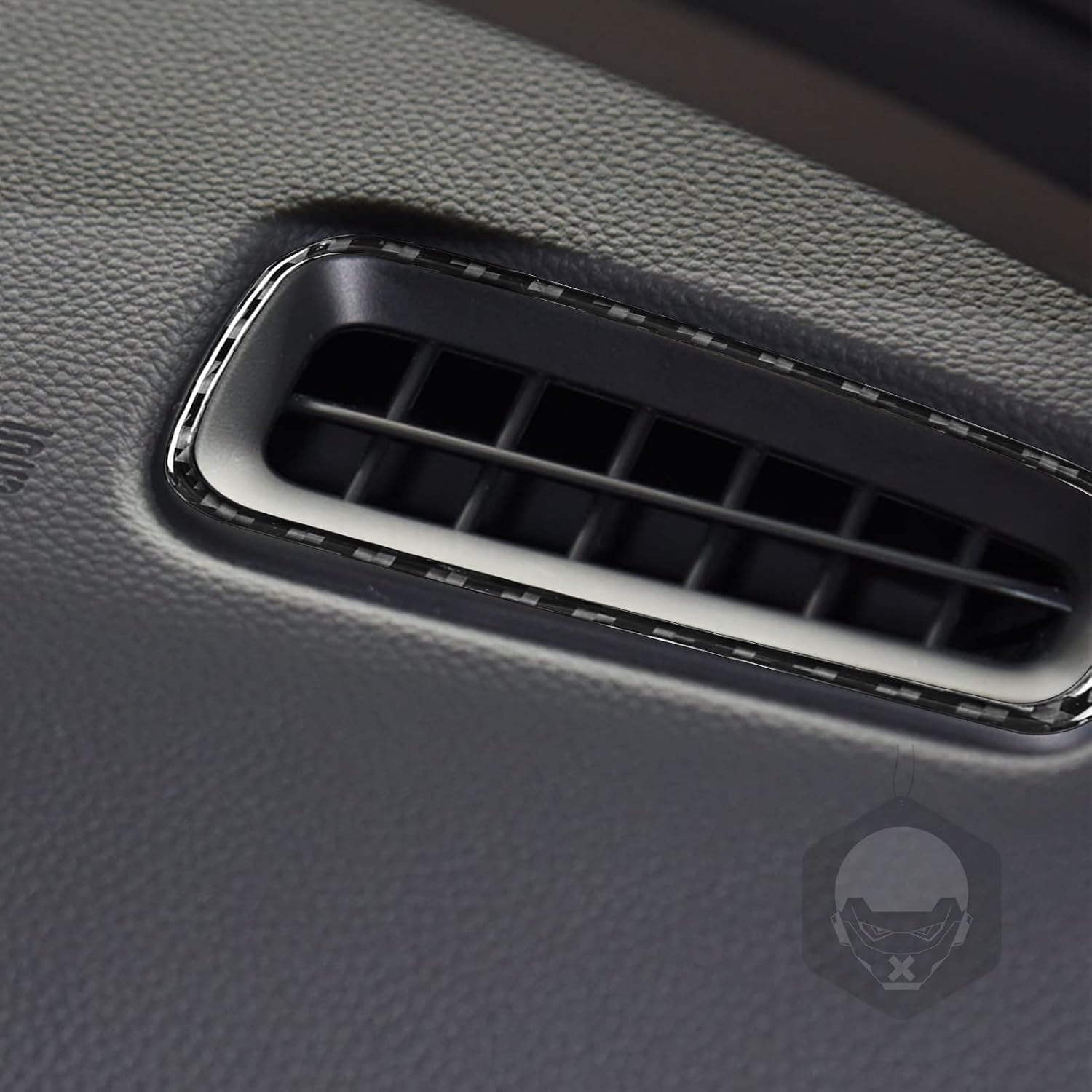 Real Carbon Fiber Interior Accessories Sticker Compatible with Honda 11th Gen Civic/Civic Hybrid 2022 2023 2024 2025 2026 Car Dashboard Sides Defogging Air Vents Frame Decal Trim Black