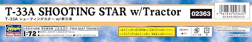 Miniatura 5 de Hasegawa Escala 172 T-33A Shooting Star - Kit de aviones de construcción de modelos de plástico, N. de artículo 02363