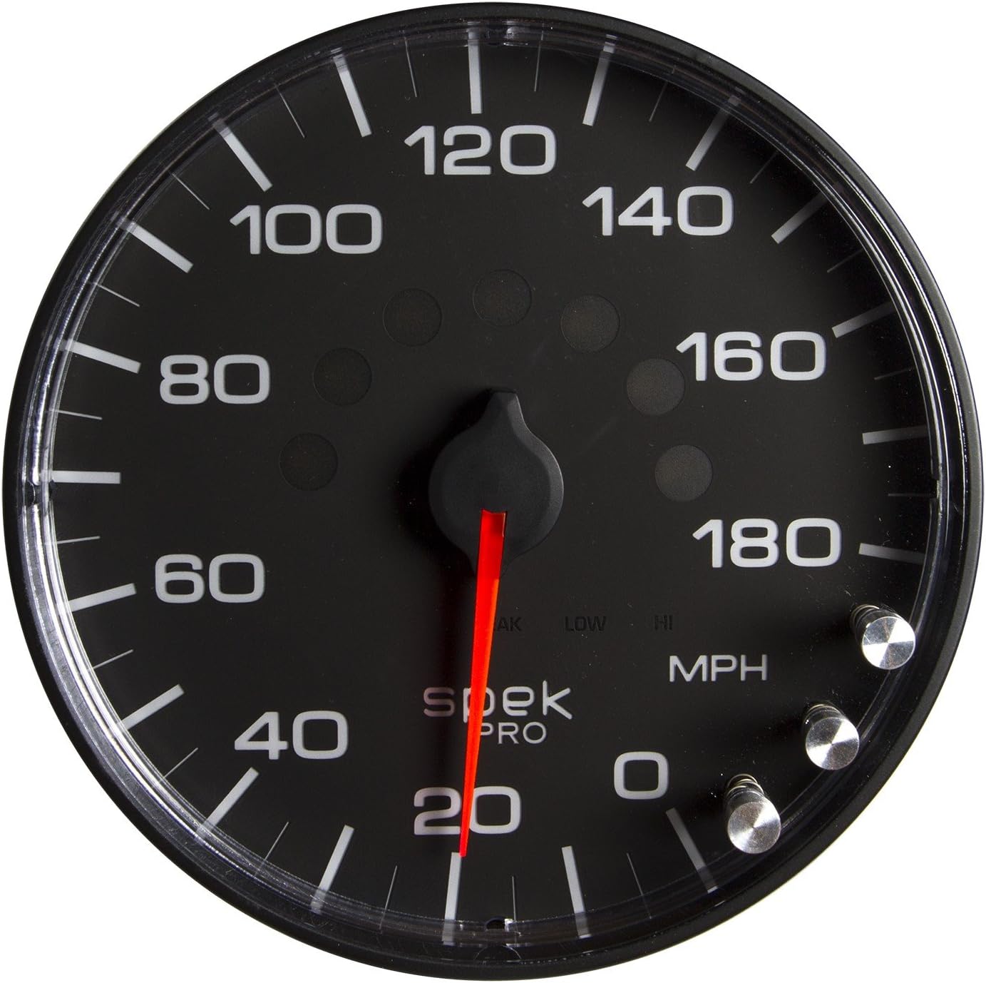 Pro Parts P230328 Spek-Pro 2-1/16" Electric Speedometer (0-180 MPH, 52.4mm)