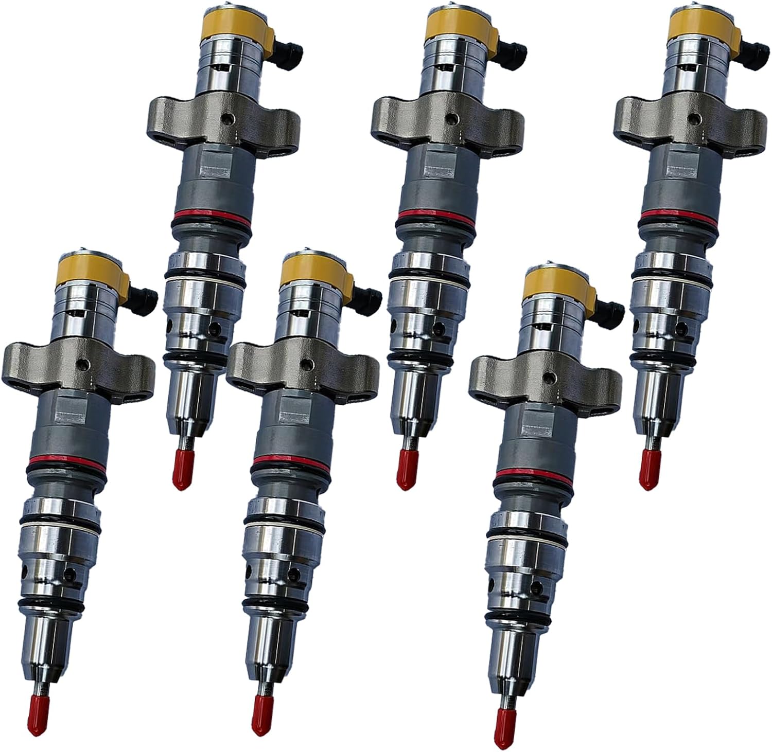6PCS Fuel Injector 10R-4762 10R4762 Fits for Caterpillar C7 Engine