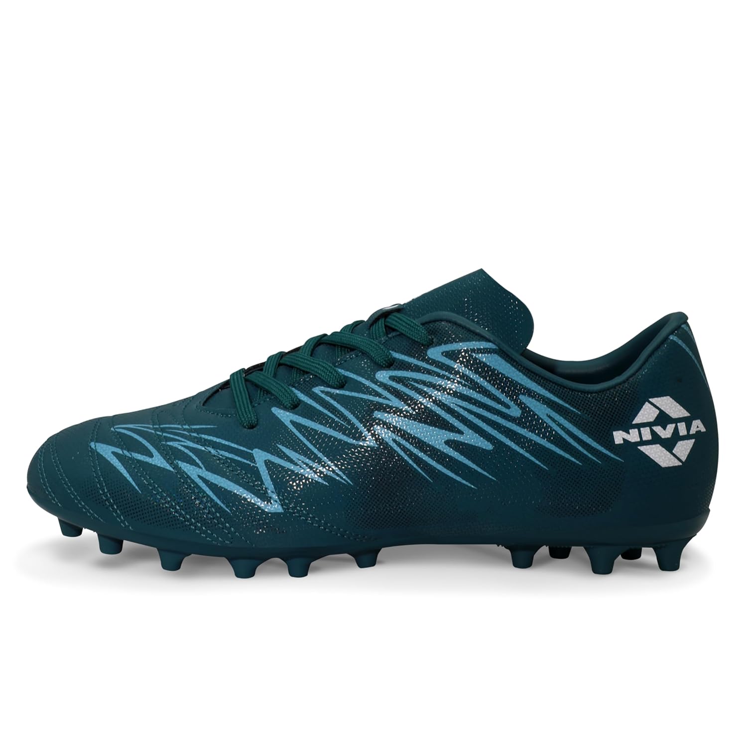 Nivia Encounter Mg 11 Football Stud for Men, Synthetic Leather Upper, Lightweight Insole,High-Shear Strength TPU Outsole, Ideal for Hard & Grassy Surfaces