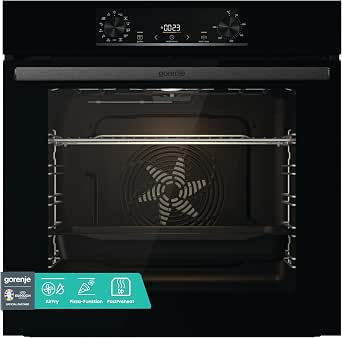 Gorenje OptiBake BOS6737 E02B Built-in Oven / 77 L / AquaClean / Hot Air / ExtraSteam / AirFry / PerfectGrill / Pizza Mode 300 °C / Black - View 2