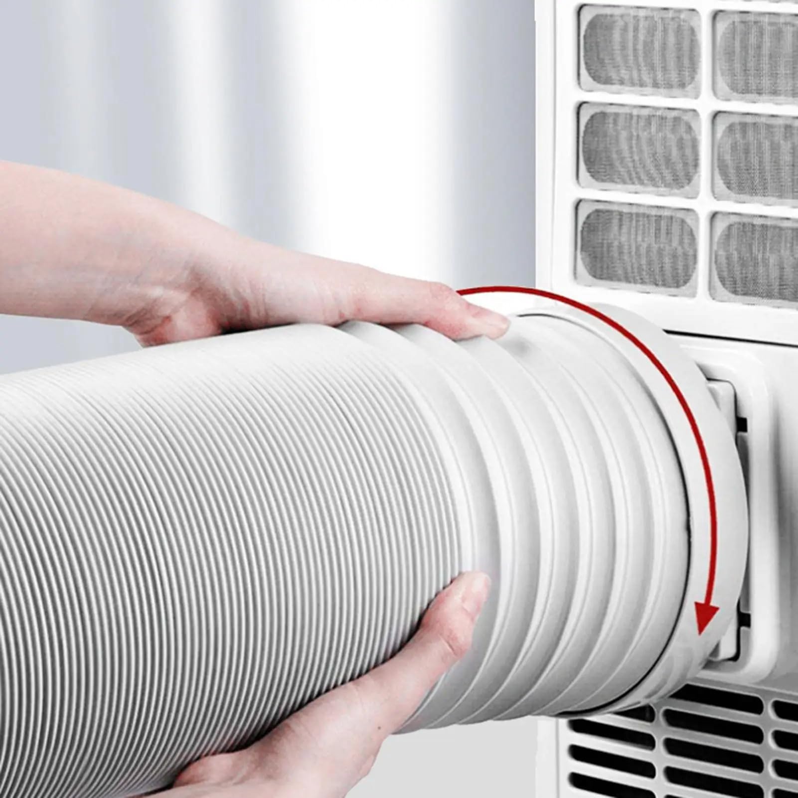 Tubo Condizionatore Portatile Tubo for condizionatore portatile da 15 cm | Sfiato CA for condotto flessibile for ventilazione di raffreddamento